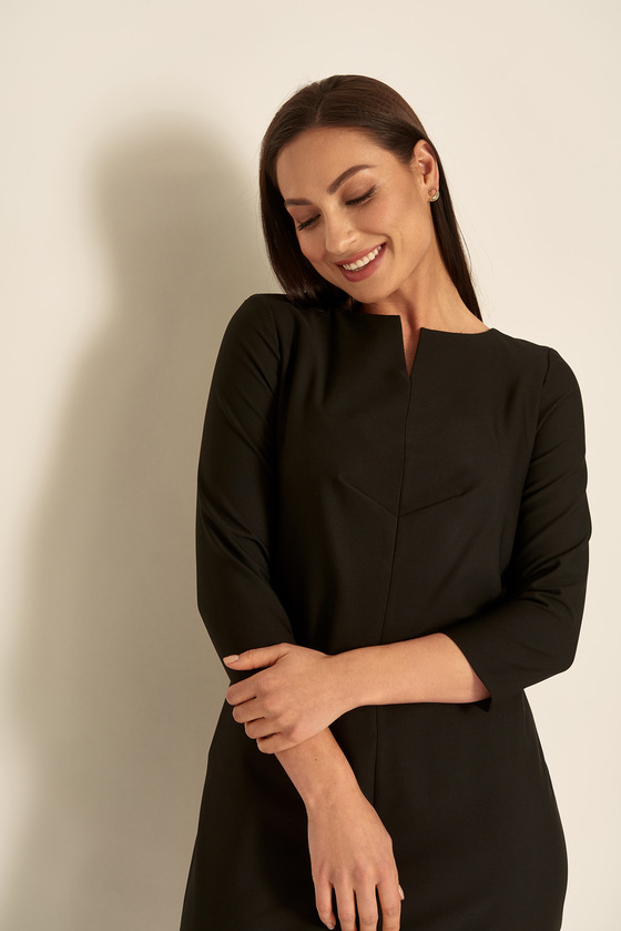 Платье футляр черного цвета 1 - интернет-магазин Natali Bolgar