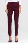 Зауженные брюки бордового цвета 1 - интернет-магазин Natali Bolgar