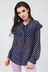 Воздушная блуза в горох - интернет-магазин Natali Bolgar