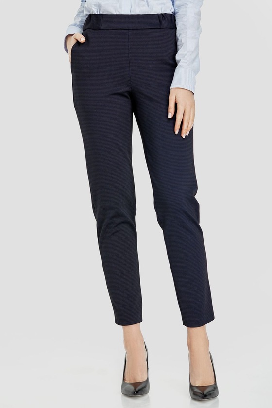 Трикотажные брюки с эластичным поясом 1 - интернет-магазин Natali Bolgar