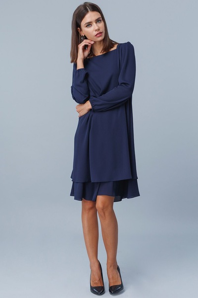 Двойное платье синего цвета  – Natali Bolgar