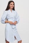 Платье-рубашка со съемным поясом в полоску 3 - интернет-магазин Natali Bolgar