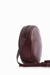 Круглая сумочка цвета марсала 1 - интернет-магазин Natali Bolgar