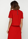 Блуза красного цвета 1 - интернет-магазин Natali Bolgar