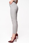 Базовые брюки серого цвета в клетку 2 - интернет-магазин Natali Bolgar