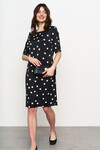 Чёрное платье в горошек 3 - интернет-магазин Natali Bolgar