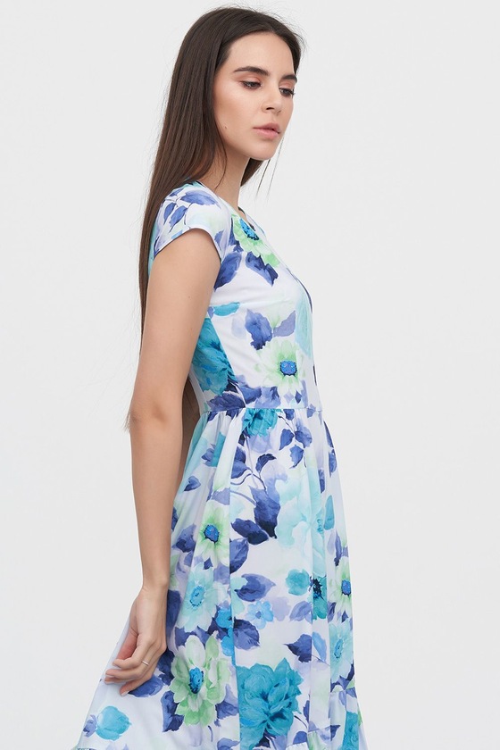Платье-миди в цветочном принте 2 - интернет-магазин Natali Bolgar