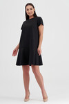 Платье черного цвета с воланом 4 - интернет-магазин Natali Bolgar