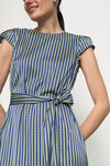 Платье с поясом в геометрический принт 6 - интернет-магазин Natali Bolgar
