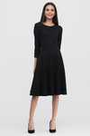 Платье миди черного цвета - интернет-магазин Natali Bolgar