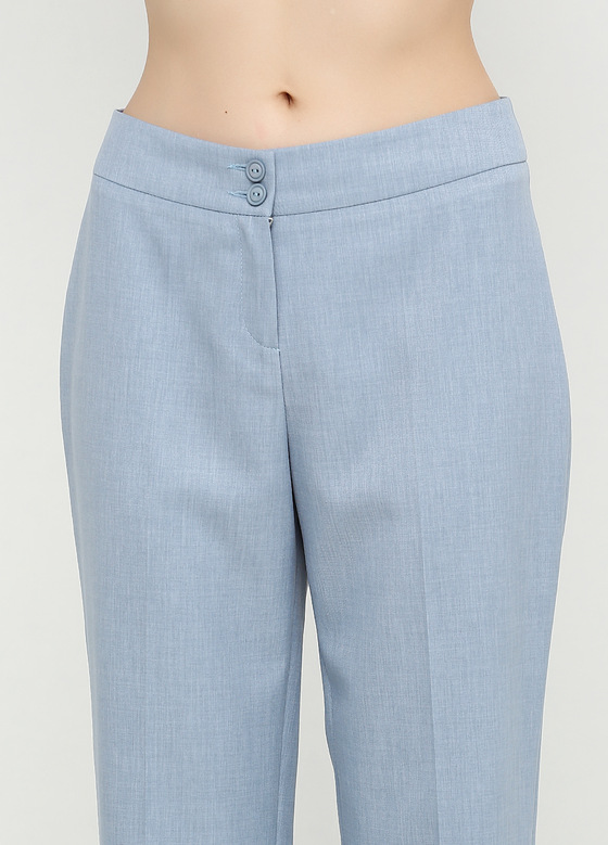 Прямі брюки блакитного кольору 2 - интернет-магазин Natali Bolgar