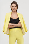 Жакет лимонного цвета с декоративными карманами 3 - интернет-магазин Natali Bolgar