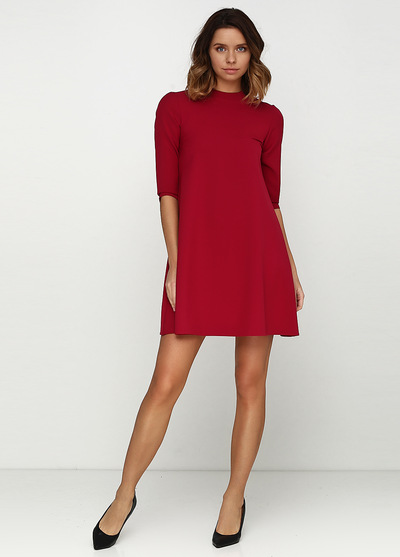 Платье бордового цвета  – Natali Bolgar
