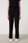 Чорні штани зі стрілками з трикотажу 3 - интернет-магазин Natali Bolgar