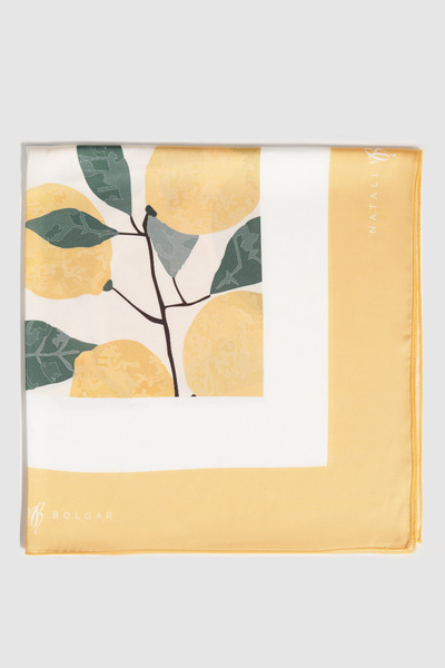 Шелковый платок с лимонами  – Natali Bolgar