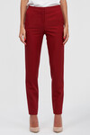 Зауженные брюки красного цвета 1 - интернет-магазин Natali Bolgar