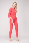 Блуза красного цвета с рукавом три четверти 2 - интернет-магазин Natali Bolgar