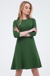 Классическое платье зеленого цвета 2 - интернет-магазин Natali Bolgar