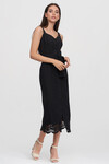 Платье черного цвета с вышивкой 4 - интернет-магазин Natali Bolgar