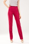 Прямые брюки со стрелками ягодного оттенка 1 - интернет-магазин Natali Bolgar