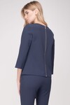 Блуза темно-синего цвета 1 - интернет-магазин Natali Bolgar