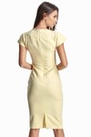Платье-футляр лимонного цвета 2 - интернет-магазин Natali Bolgar