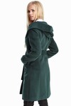 Пальто изумрудного цвета с карманами 1 - интернет-магазин Natali Bolgar