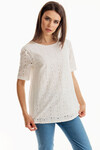 Удлиненная блуза с вышивкой 2 - интернет-магазин Natali Bolgar