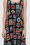 Длинное платье с ярким принтом 4 - интернет-магазин Natali Bolgar