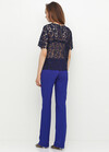 Демисезонные брюки синего цвета  1 - интернет-магазин Natali Bolgar