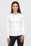 Классическая блуза белого цвета 2 - интернет-магазин Natali Bolgar
