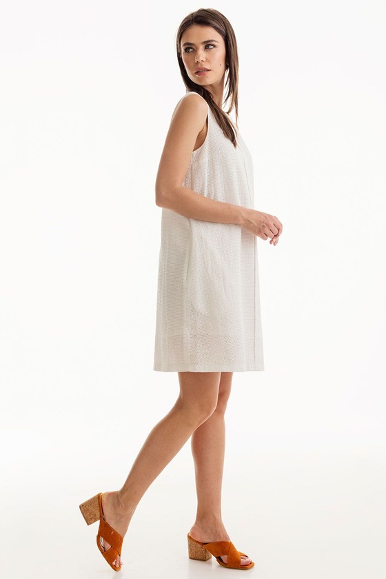 Белое платье А-силуэта 3 - интернет-магазин Natali Bolgar