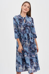 Платье с абстрактным принтом 3 - интернет-магазин Natali Bolgar