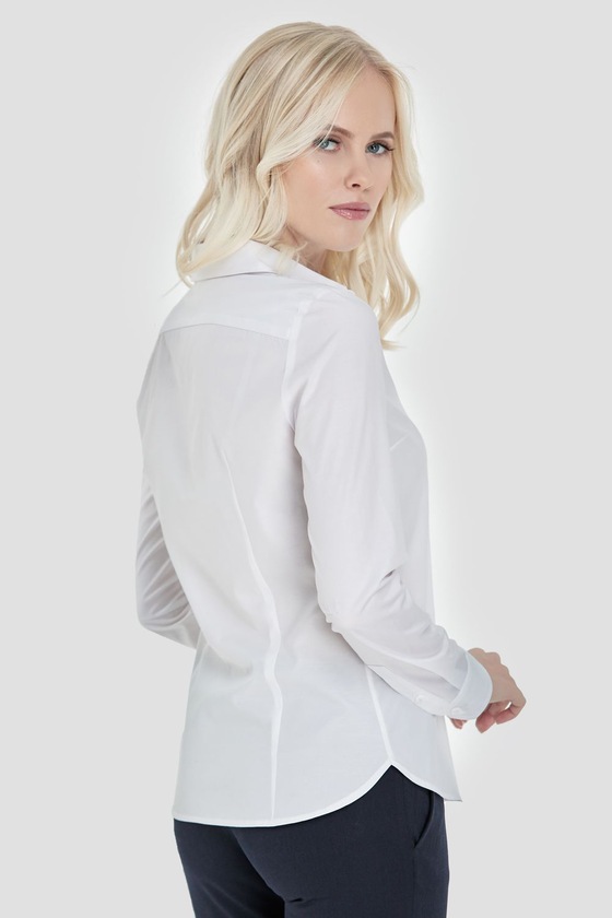 Белая классическая рубашка 1 - интернет-магазин Natali Bolgar