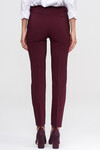 Зауженные брюки бордового цвета 2 - интернет-магазин Natali Bolgar