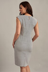 Платье-футляр светло-серого цвета 2 - интернет-магазин Natali Bolgar