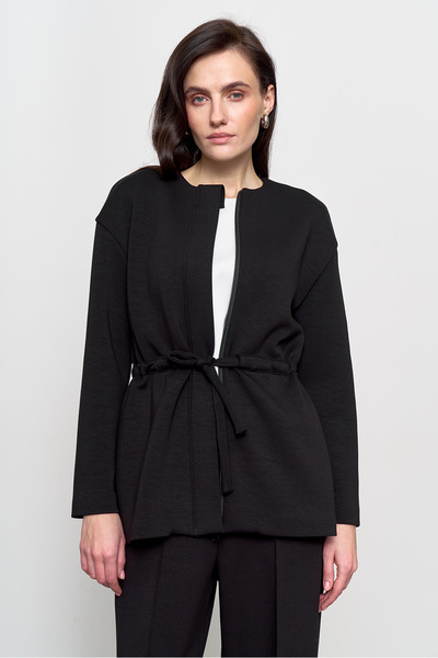 Трикотажна куртка чорного кольору  – Natali Bolgar