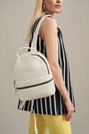 Большой рюкзак белого цвета 4 - интернет-магазин Natali Bolgar
