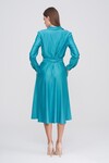 Сукня-сорочка кольору морської хвилі 2 - интернет-магазин Natali Bolgar