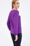 Классическая блуза сиреневого цвета 1 - интернет-магазин Natali Bolgar