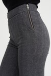 Зауженные брюки с декоративной застежкой 4 - интернет-магазин Natali Bolgar