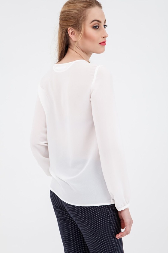 Классическая белая блуза 1 - интернет-магазин Natali Bolgar