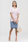 Блуза розового цвета с разрезами 3 - интернет-магазин Natali Bolgar