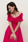 Вечірня  сукня  кольору рожевої фуксії 2 - интернет-магазин Natali Bolgar