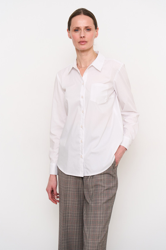 Біла базова сорочка 4 - интернет-магазин Natali Bolgar