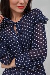 Воздушная блуза в горох 2 - интернет-магазин Natali Bolgar