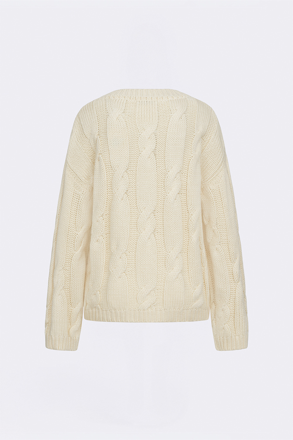 Светр з об'ємною в'язкою кольору butter yellow 2