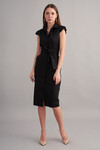 Платье-рубашка из хлопка черного цвета 1 - интернет-магазин Natali Bolgar