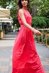 Длинное платье кораллового цвета 2 - интернет-магазин Natali Bolgar