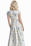 Длинное платье с цветочным принтом 2 - интернет-магазин Natali Bolgar